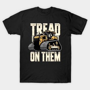 Tread On Them Bold Statement Yellow and Black T-Shirt